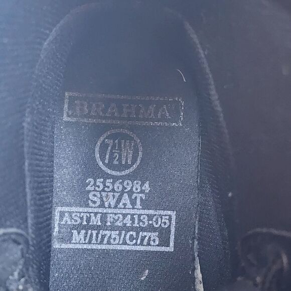 Steel Toe Brahma Black Rubber Slip-Resistant Sole main image 6